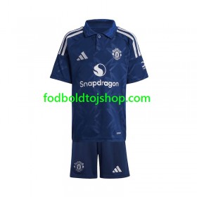 Manchester United Børn Udebane Fodboldsæt 2024-25 S/S (+ Korte bukser)